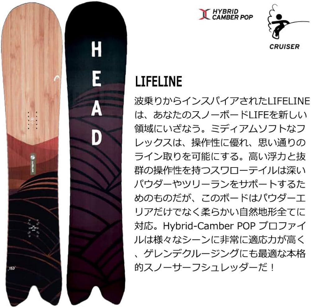 パウダーボード HEAD LIFELINE 153 パウダーボード HEAD LIFELINE 153